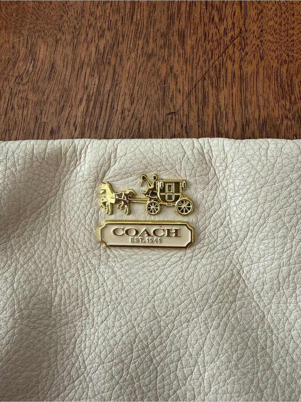 COACH Madison Isabelle Hobo Bag - Cream - Picture 2 of 7